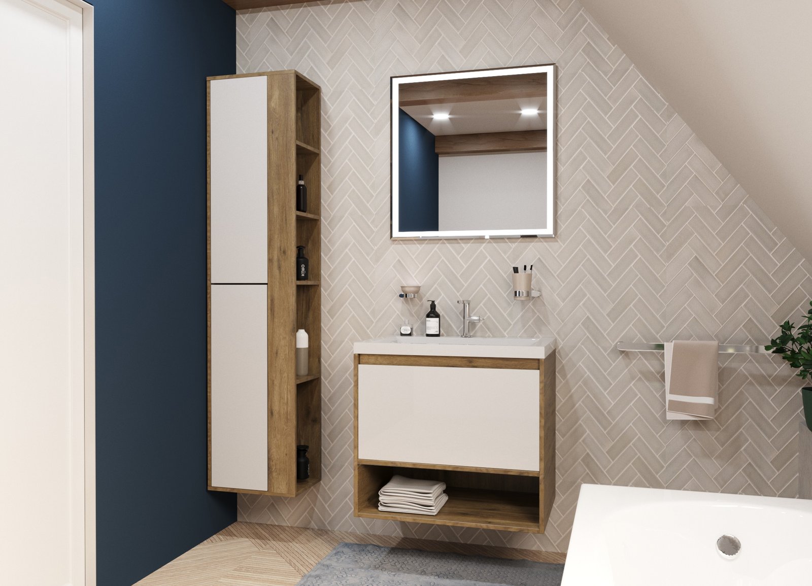 Մոնակո վուդ պահարան (ձախ)